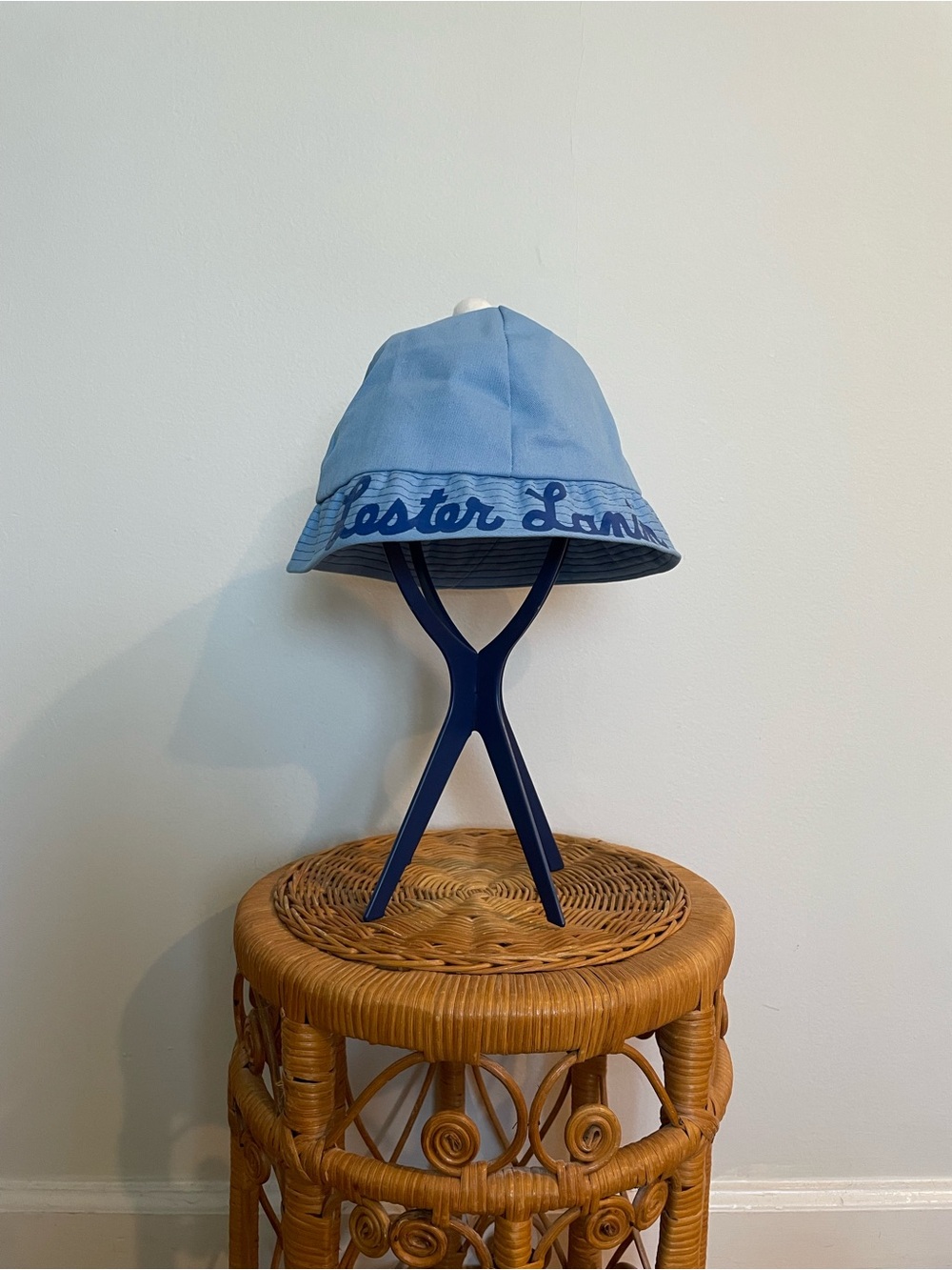 Vintage Lester Lanin Orchestra Bucket Hat with Pom Pom